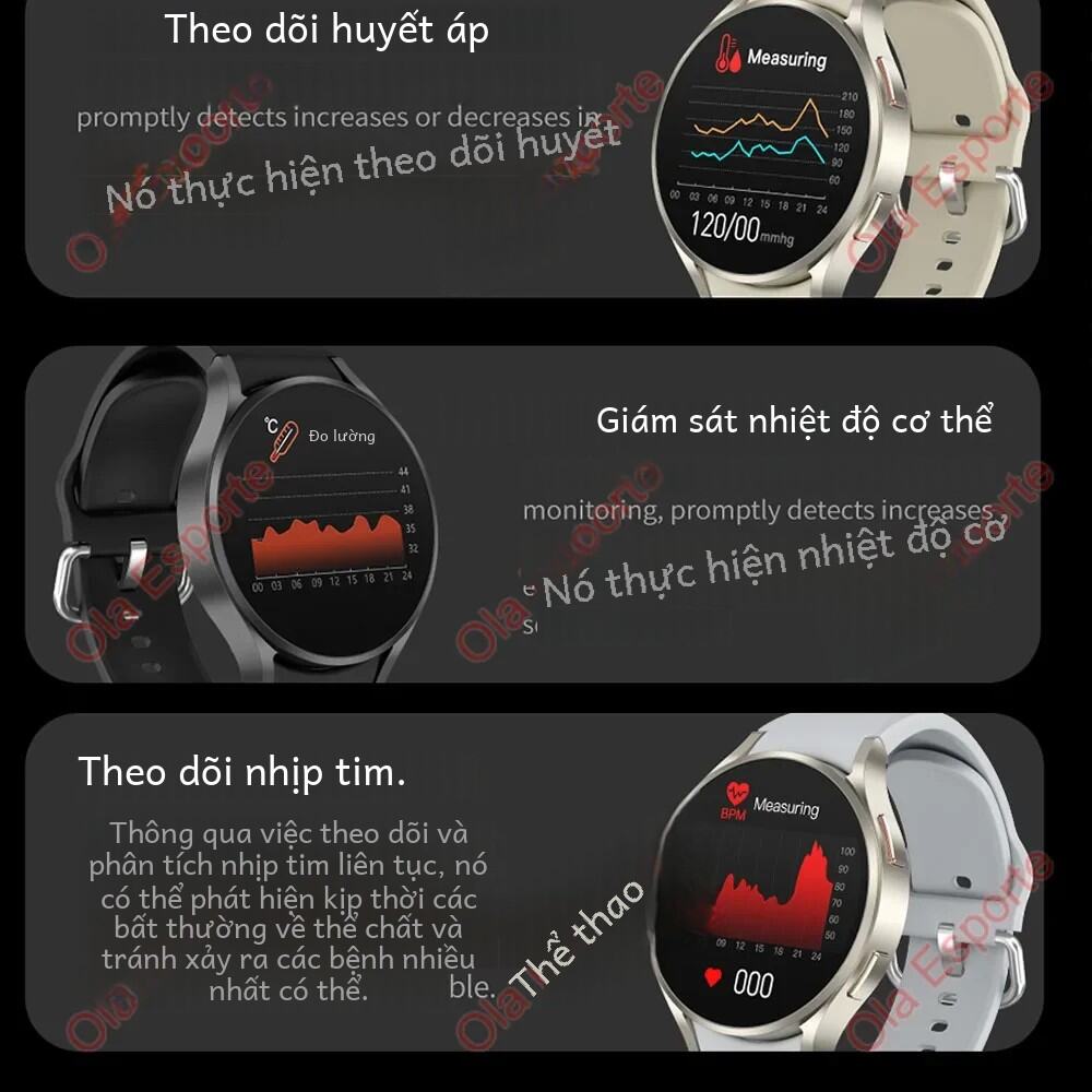Đồng Hồ Thông Minh Samsung Galaxy Watch 7 Màn Hình AMOLED NFC La Bàn GPS Theo Dõi Sức Khỏe Thể Thao Cho Nam Và Nữ Hỗ Trợ Cuộc Gọi Bluetooth. 