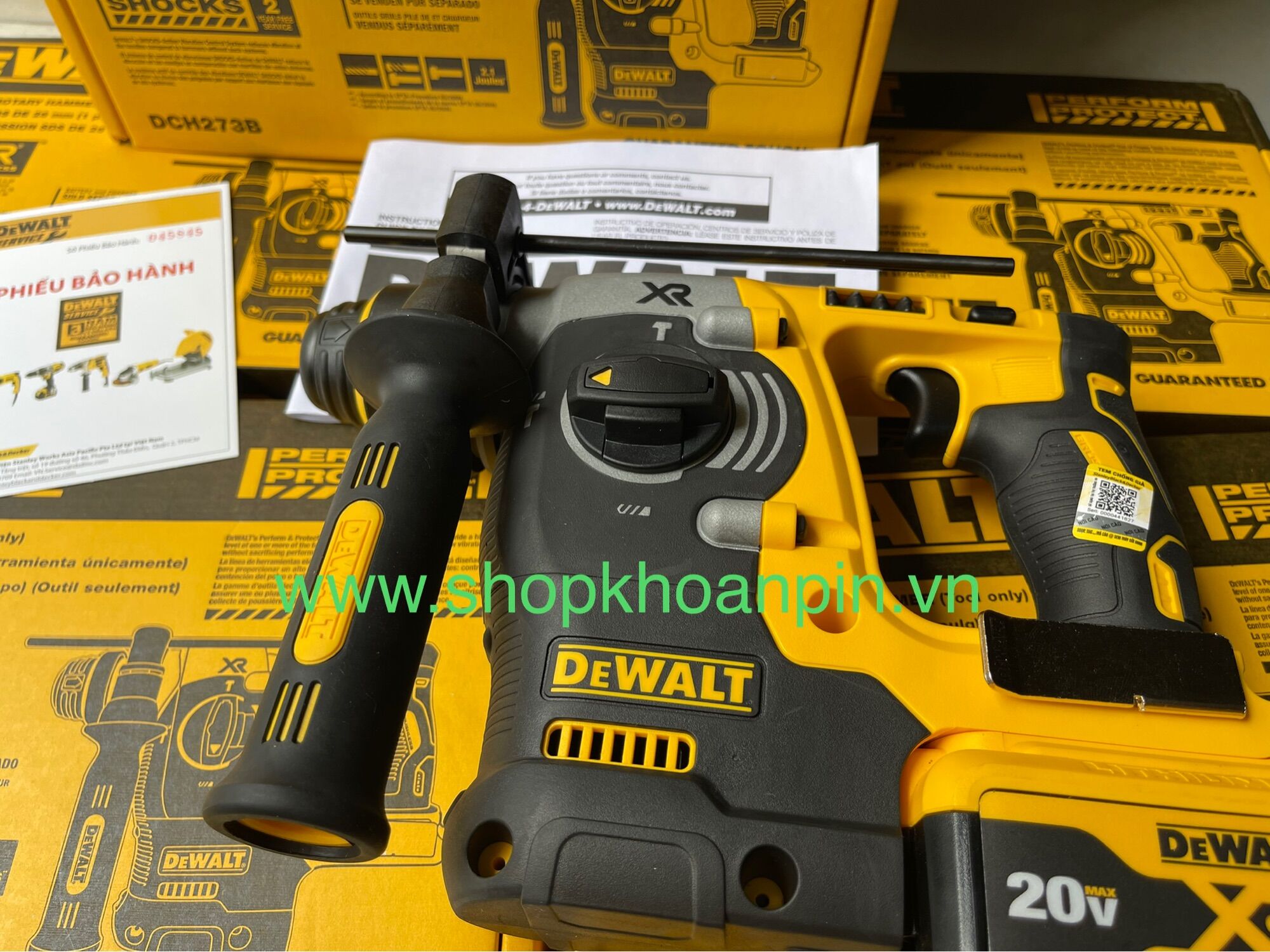 [HCM]Máy khoan bê tông dewalt DCH273 20v