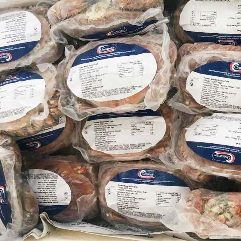 [BAO 1 - ĐỔI 1]. CUA NÂU SIÊU GẠCH SIZE 600-800G/CON.