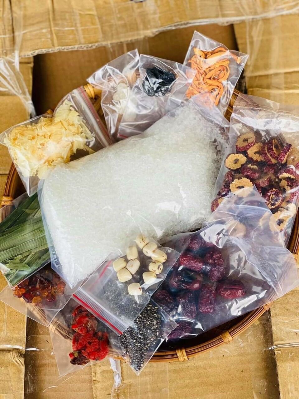 Set chè dưỡng nhan 12 vị 400gr