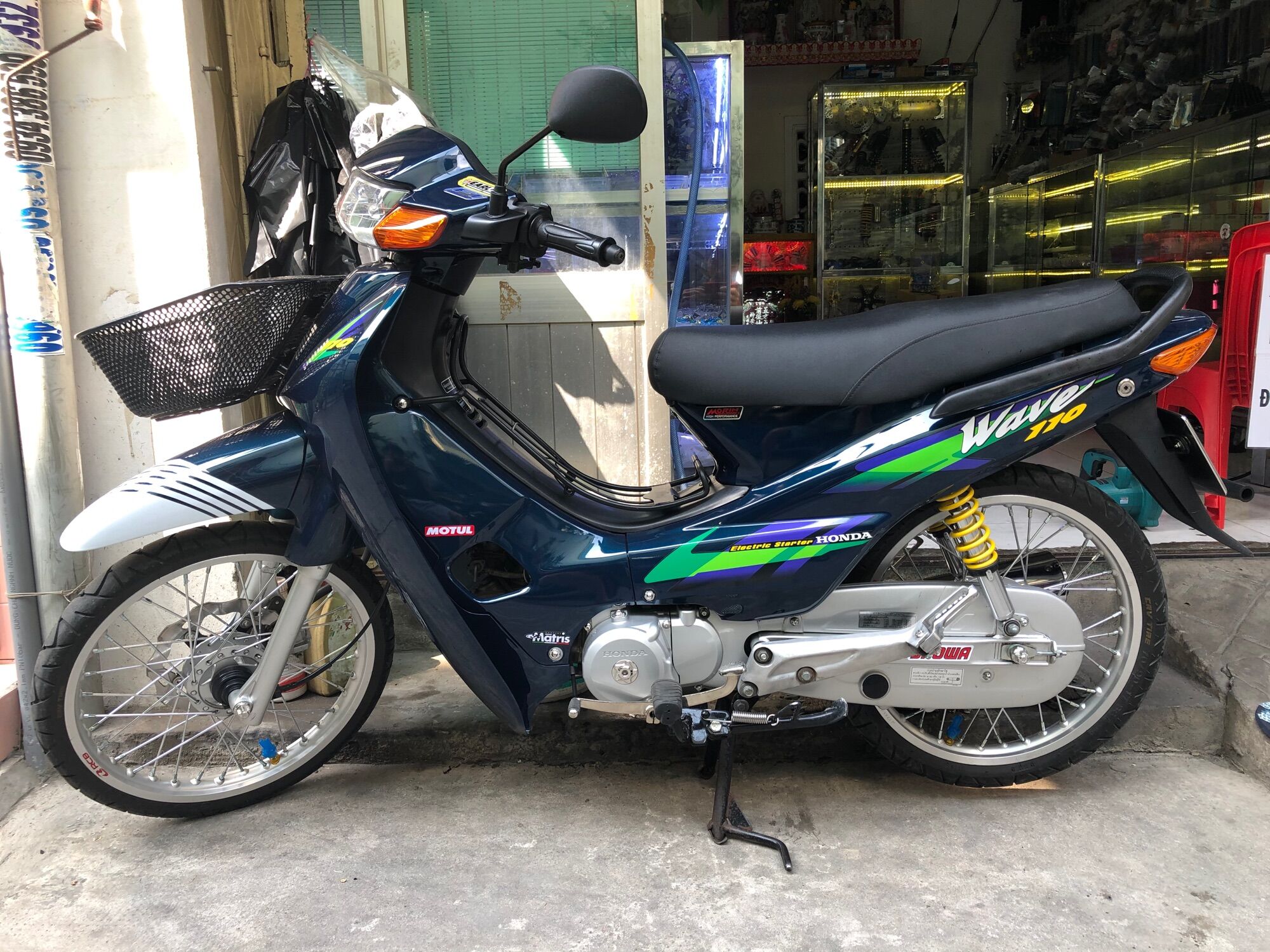 Cặp Gác Chân Wave Dài 2004 Hàng Zin Hãng Honda