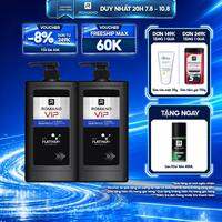 Combo 2 Dầu gội cao cấp Romano Vip sang trọng cuốn hút mạnh mẽ bí ẩn 650g