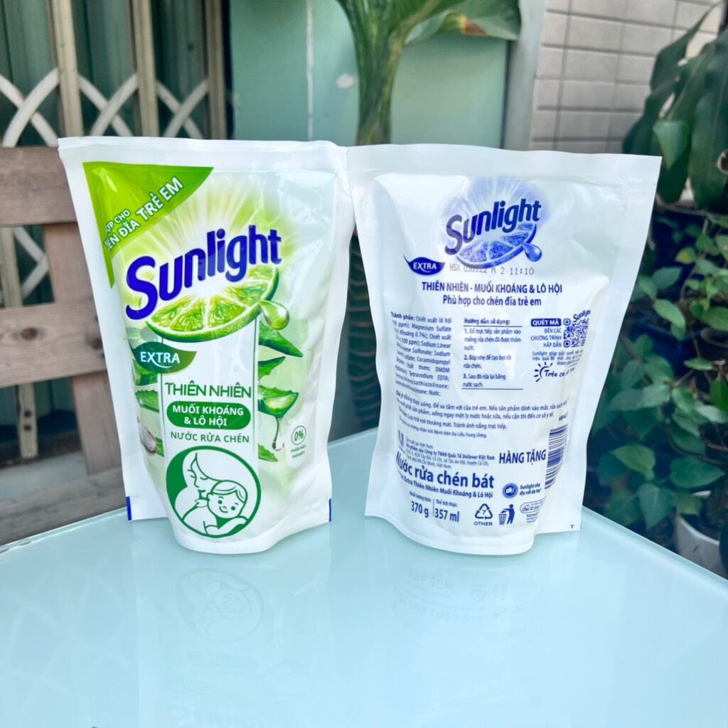 nước rữa chen sunlight muối khoáng 370ml
