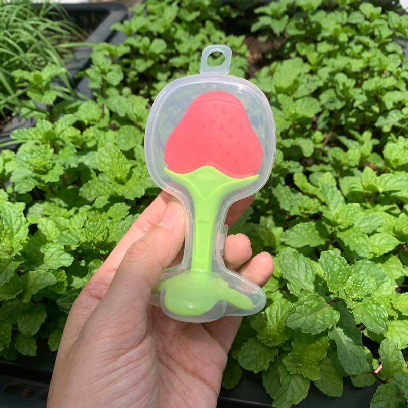 Đồ chơi cắn răng gặm nướu hình hoa quả cho bé (có hộp)