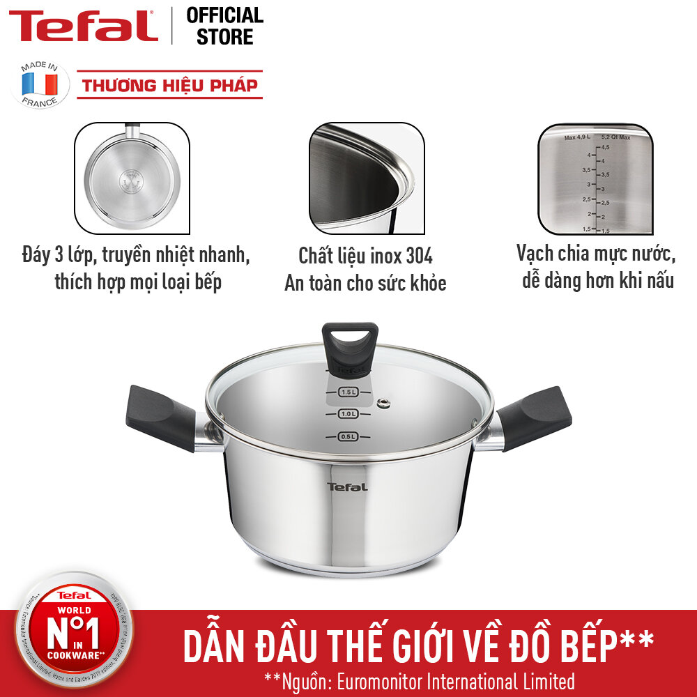 Nồi canh inox tefal simpleo 20cm b9054495