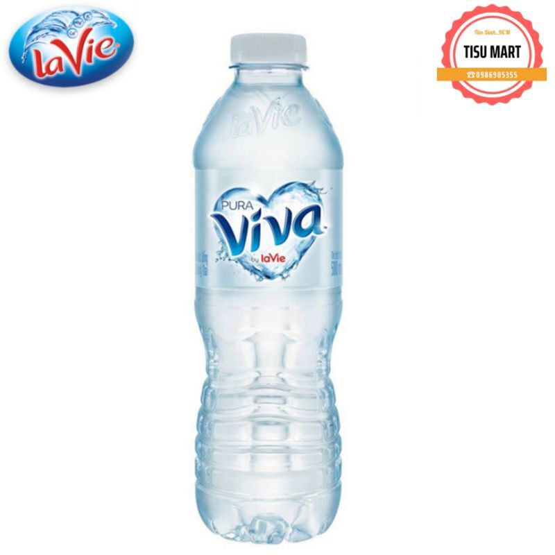 Nước Suối Lavie ViVa 500ml thùng 24 chai