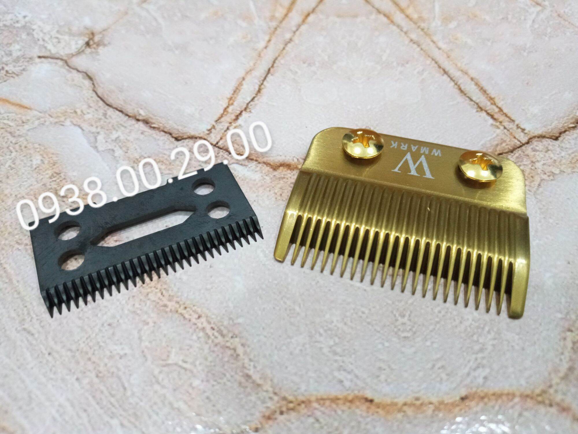 Lưỡi Tông Đơ Wmark Gold Sứ Carbon Lắp Cho Tông Đơ Kemei, Wahl. Bộ Lưỡi Thép Carbon Cao Cấp Cắt Siêu Ngọt. (Ảnh thật). 