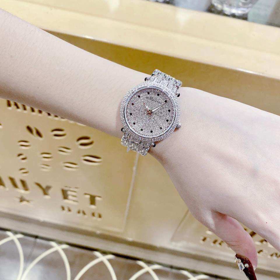 [HCM]Đồng hồ nữ Melissa dây full đá mặt 36mm