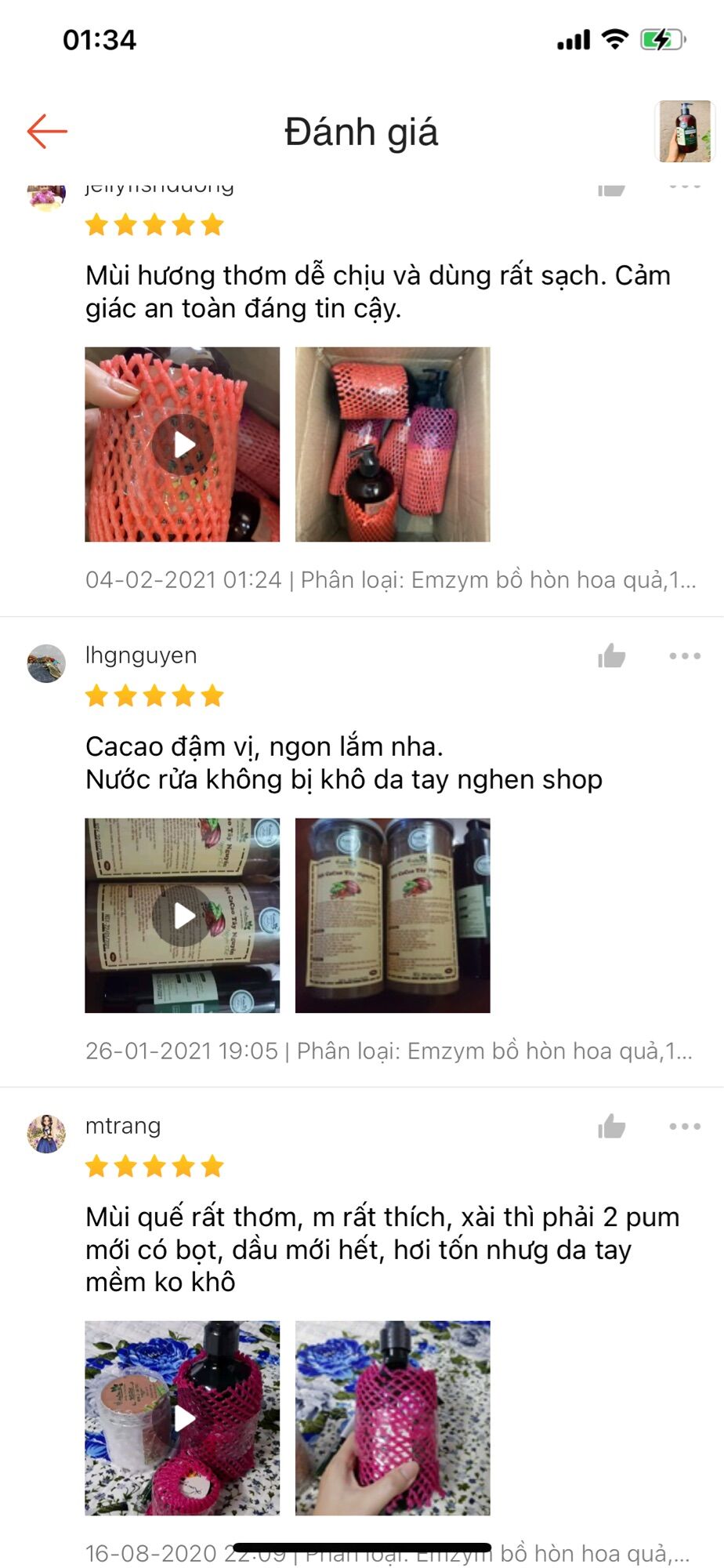 Enzym bồ hòn 500ml