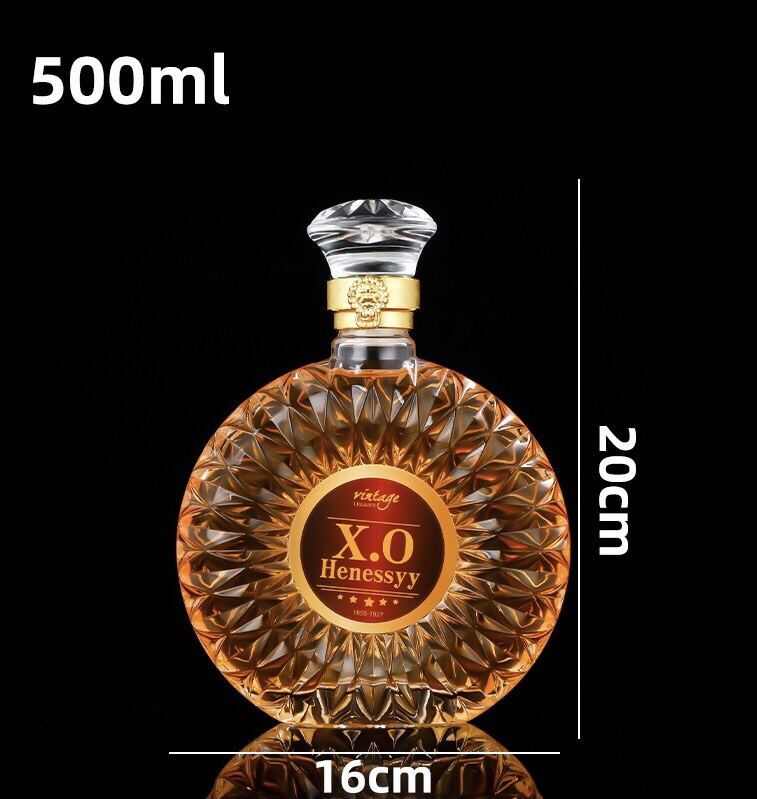 [HCM]Combo 10 Chai thủy tinh đựng rượu XO 500ml ( có 6 kiểu tùy chọn )
