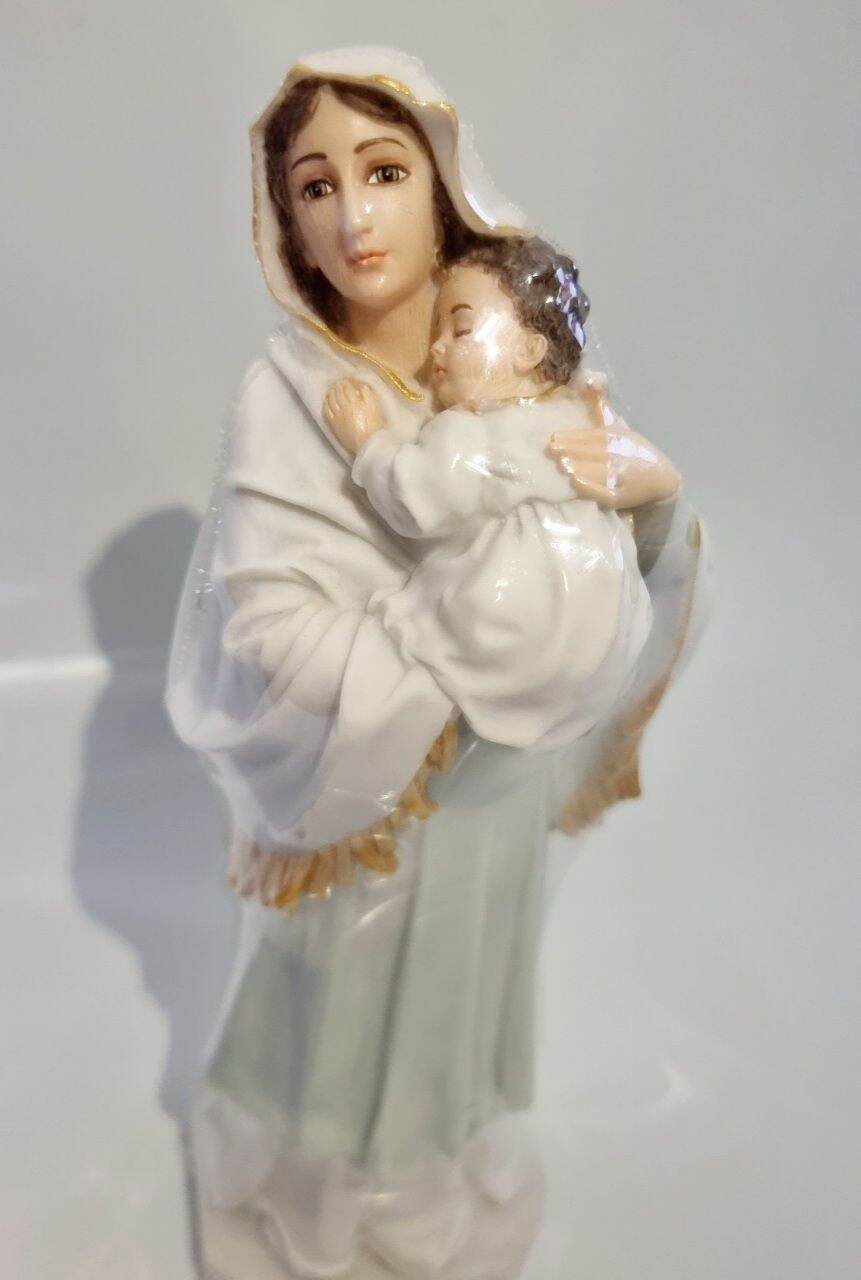 Tượng công giáo - Tượng Đức Mẹ Bồng Chúa 25cm