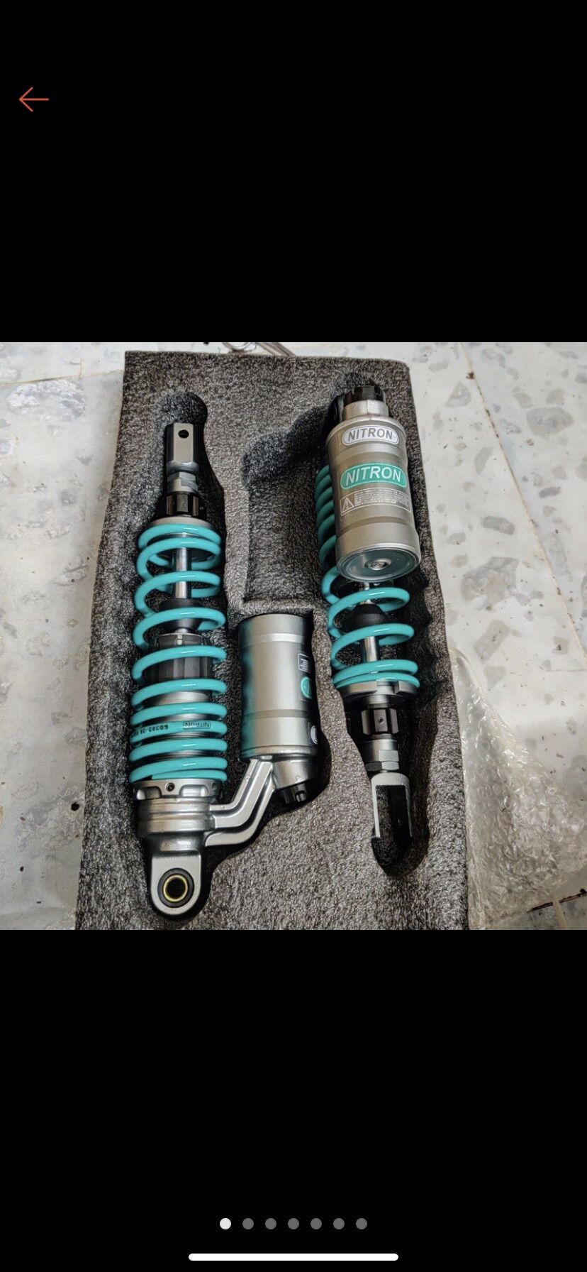 Phuộc nhún sau nitron bình dầu cho các xe tay ga Ab nhiều đời, NVX , Novo ...