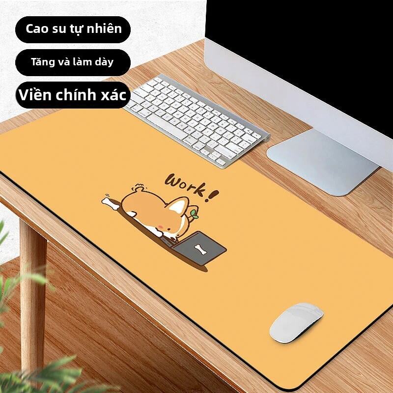 Miếng Lót Chuột Chơi Game Lớn 90X40Cm Có Khóa Cạnh Cao Su Dày Bàn Phím Máy Tính Để Bàn Để Tăng Cường Trải Nghiệm Chơi Game