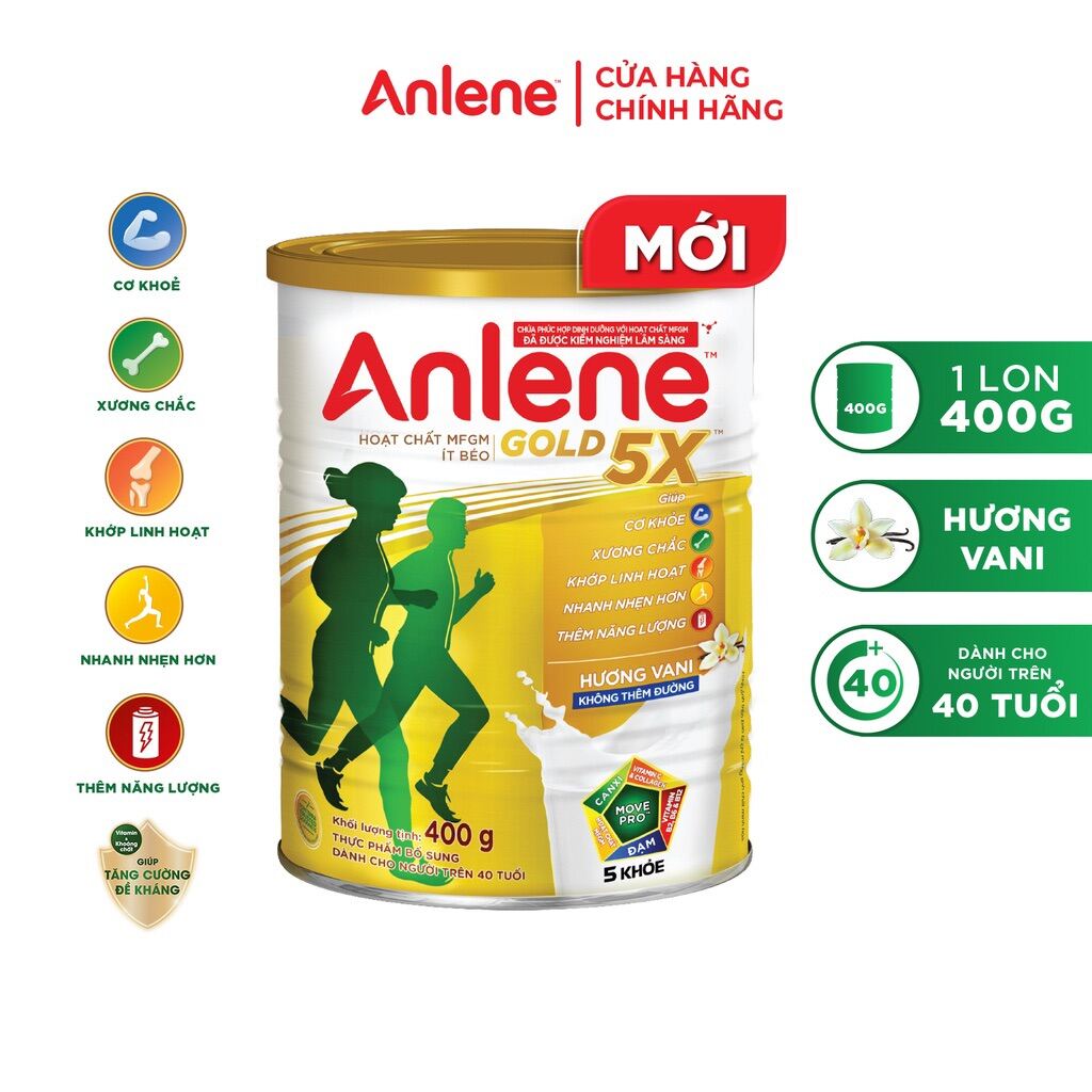 Sữa bột Anlene 5X 400g