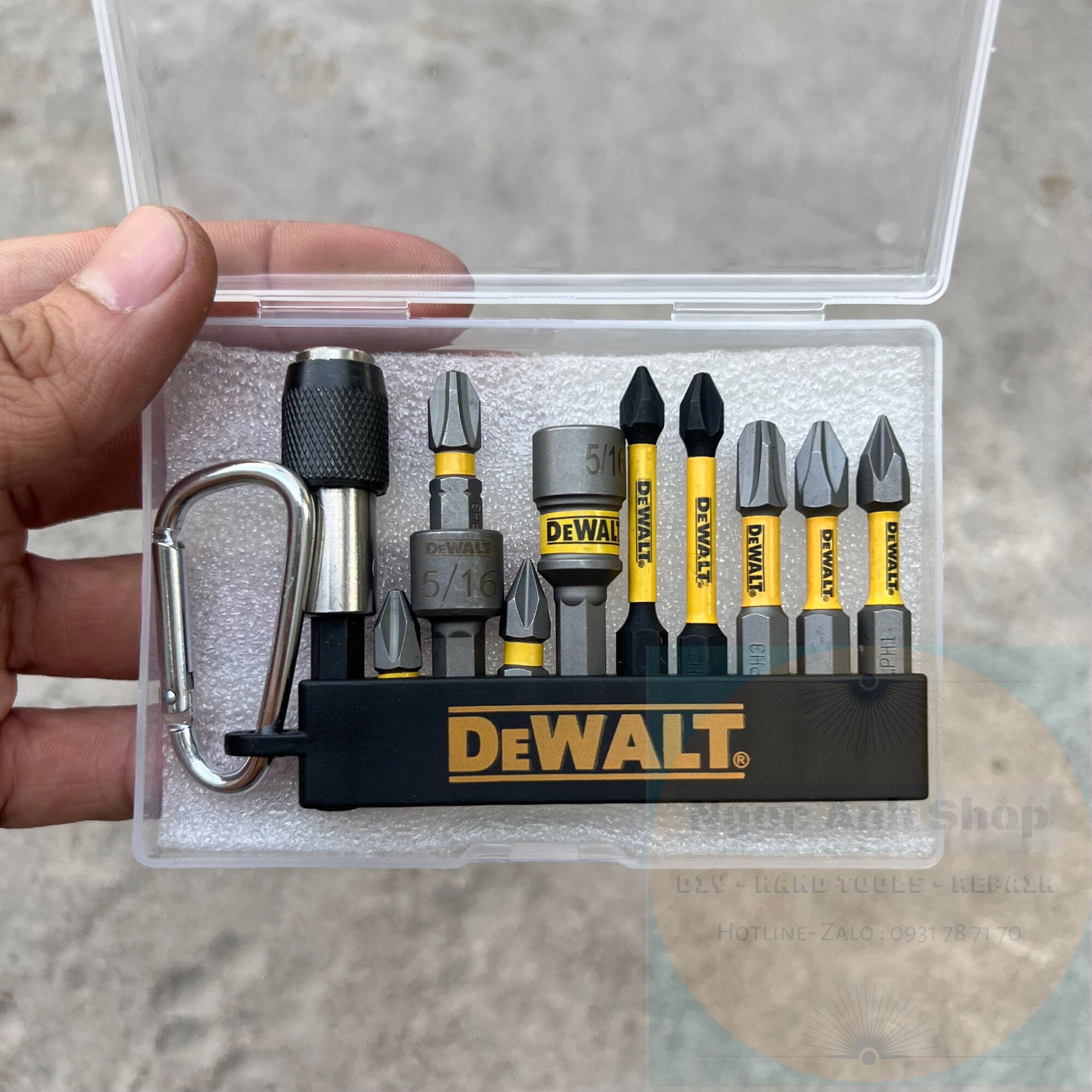 Bộ Mũi Vít, Bắn Vít  Dewat Dùng Máy Bắn Vít Tua Vít