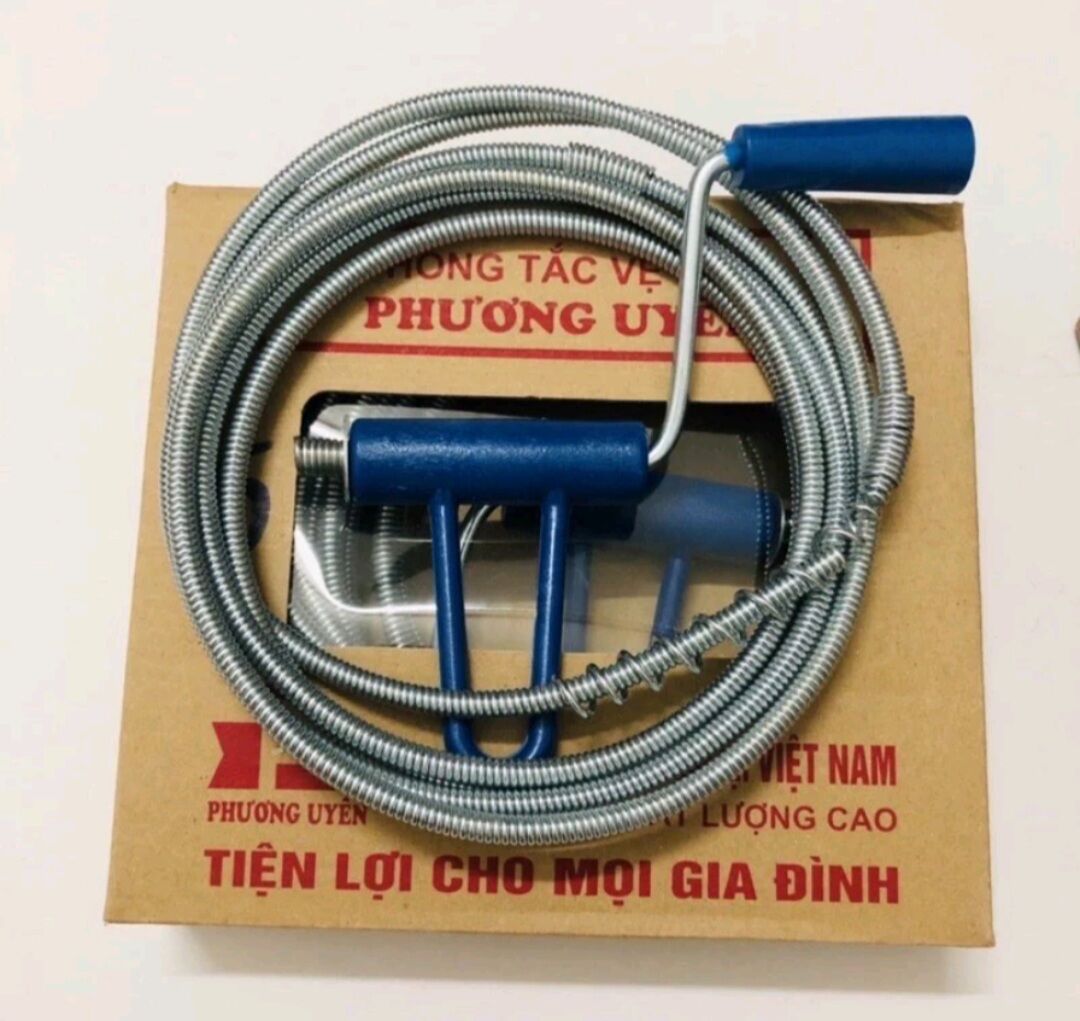 Bộ Dây Thông Tắc Vệ Sinh - Bể Phốt - Cống - Đường Ống.. Dây Dài 10M - 7M - 5M - 3M