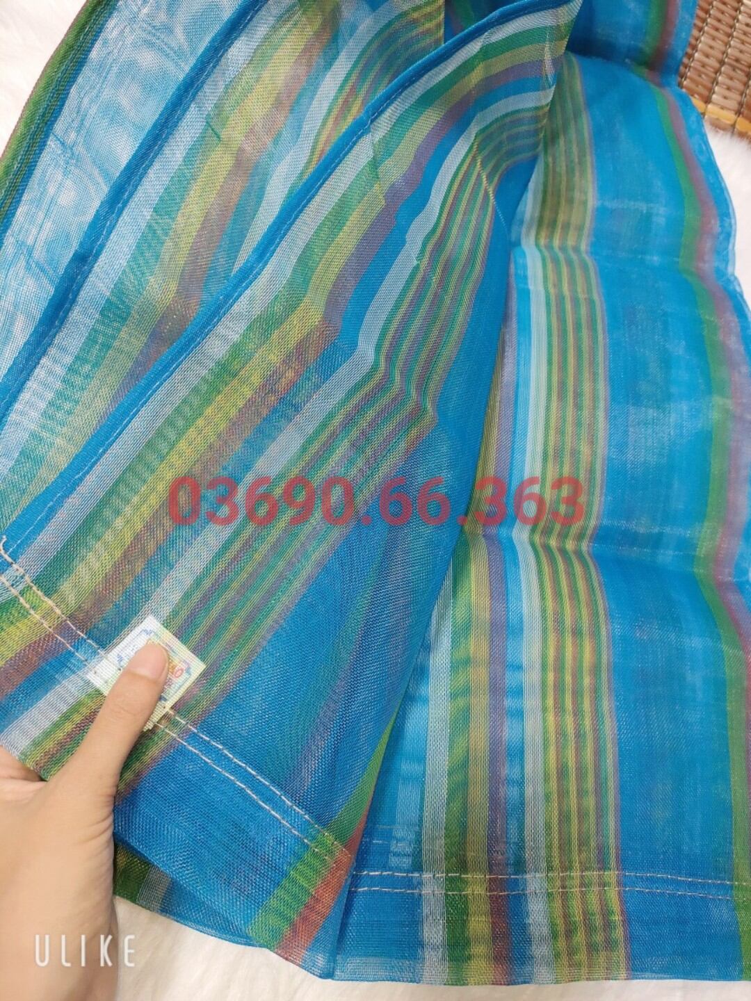 Võng lưới cước 1m19x2m36 đủ màu ( có sẵn )