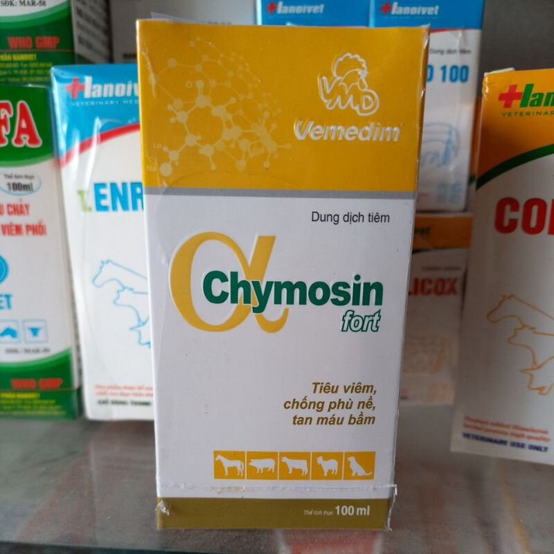 Chymosin 100ml tiêu viêm, chống phù nề, tan máu bầm