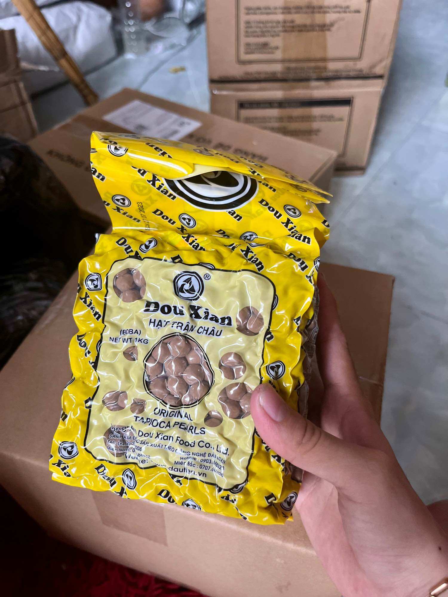 Trân Châu 1kg DOU XIAN (đen)