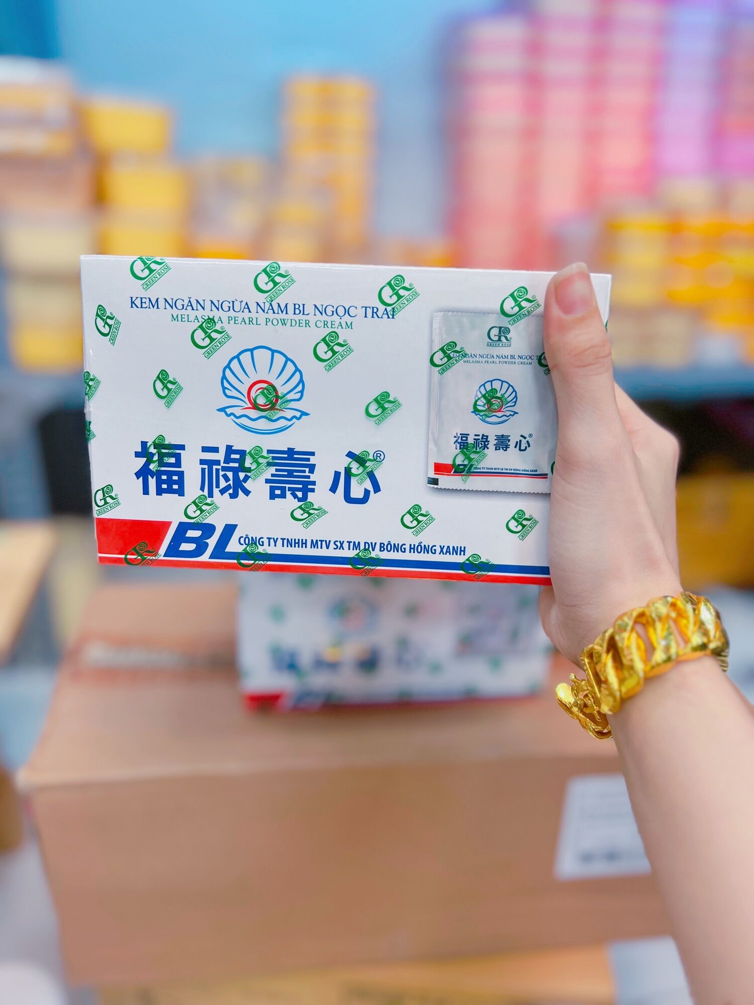 Kem tẩy nám BL dạng gói 8g