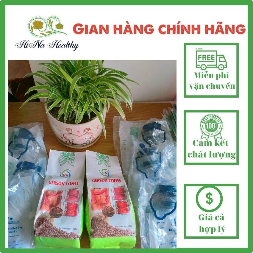 [FREESHIP] Cà Phê thải độc đại tràng Gerson, thải độc đại tràng, thải độc Gan, giảm cân, giảm eo, mua bộ liệu trình 3 tháng gồm 1kg Cà Phê 2 gói 500g,6 túi truyền y tế,20 dây truyền hậu mô
