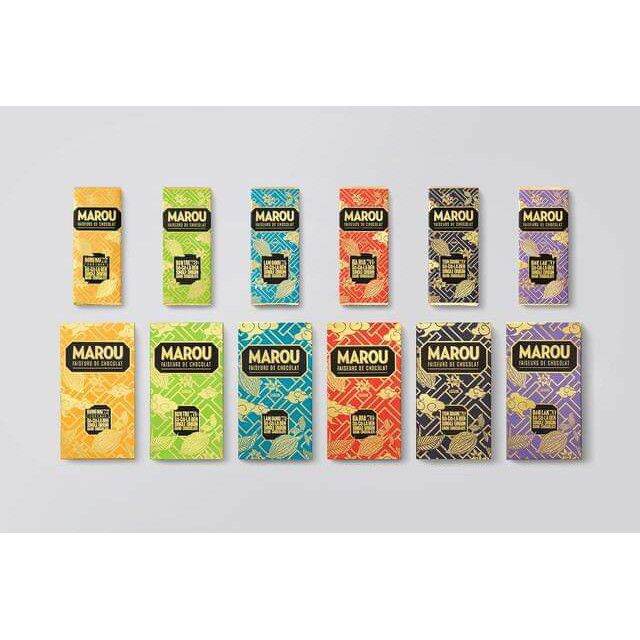 combo 6 thanh socola Marou 6 vị thanh 80g