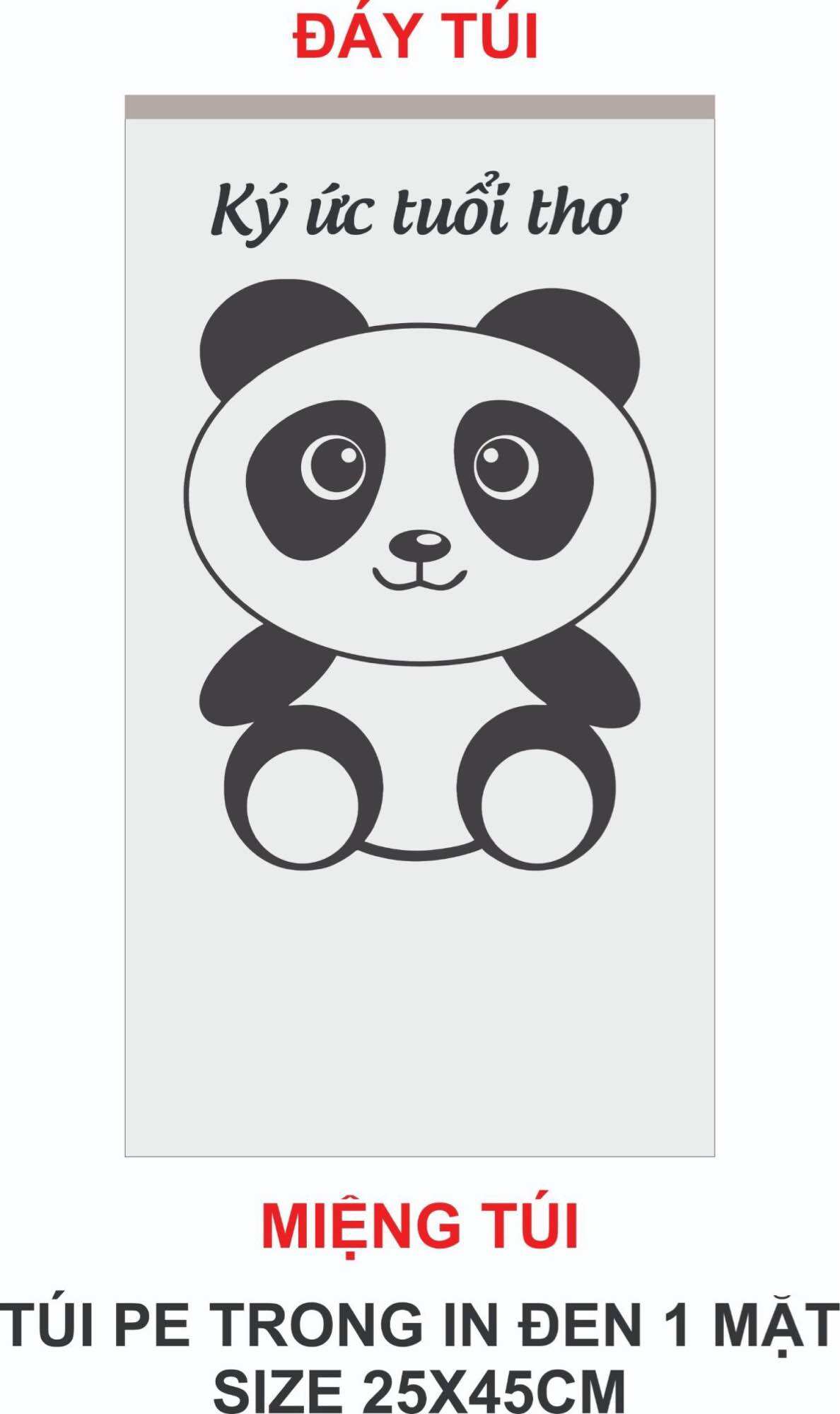 Túi làm kẹo bông gòn( hình đôremon) 1kg