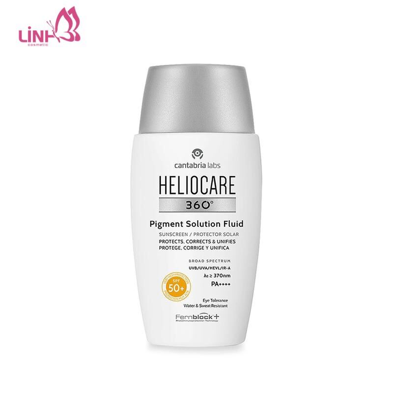 [Auth-Đủ Bill] Kem Chống Nắng Heliocare pigment solution fluid 50ml
