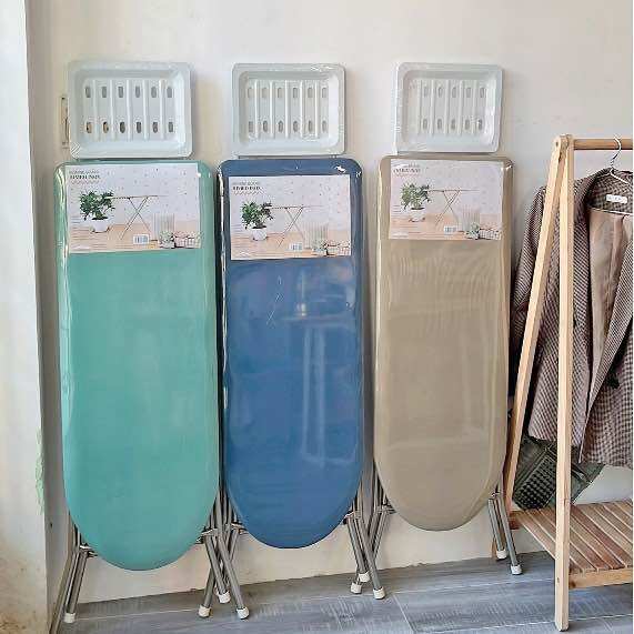 Cầu Là Quần Áo Tăng Giảm Độ Cao JM3 - Bàn Để Ủi Cao Cấp Chân Inox  47wood