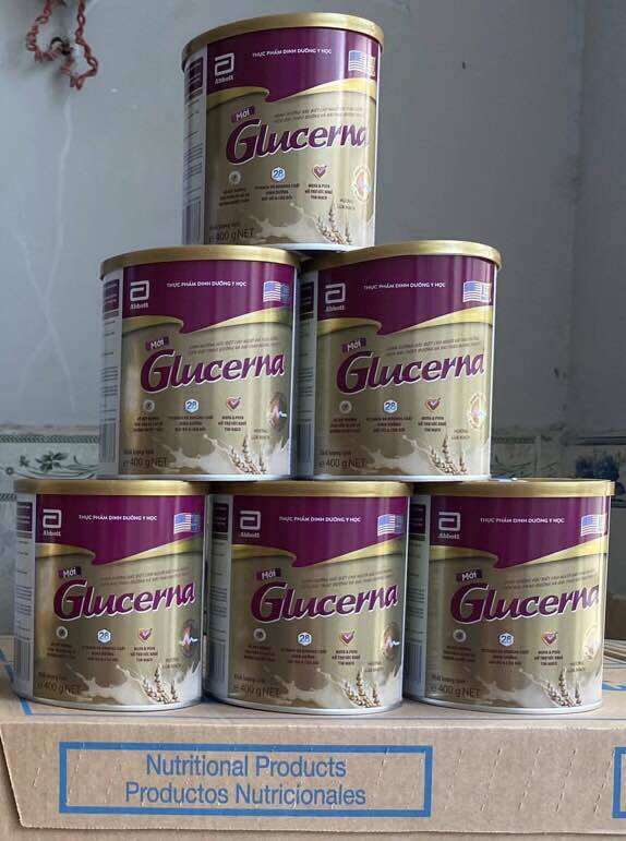 Sữa Lon Glucerna Lúa Mạch 400g Date T2/2025