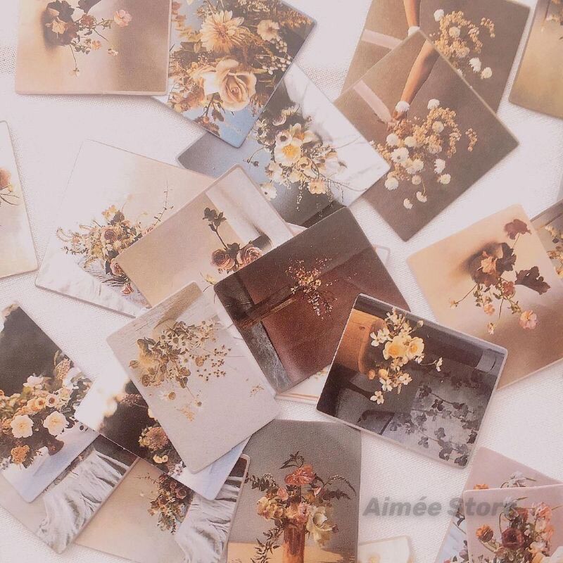 Hộp 46 sticker flowers - Aimée Store