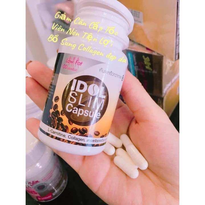 Giảm cân IDOL SLIM Capsule dạng viên nang [ ｈｉệｕ ｑｕả x2 dạng gói]