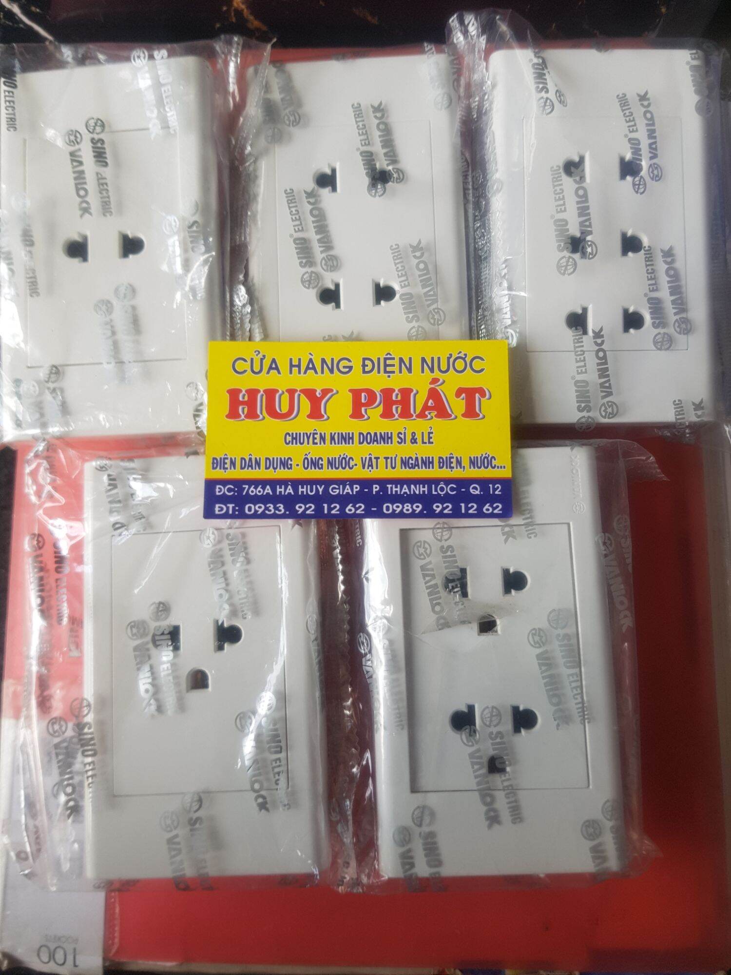 [HCM]ổ cắm đơn 2 chấu Sino _ S18