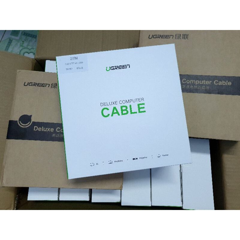 Cáp mạng Vention CAT8 SFTP 40Gbps 20000Mhz (mua sỉ thì ib)