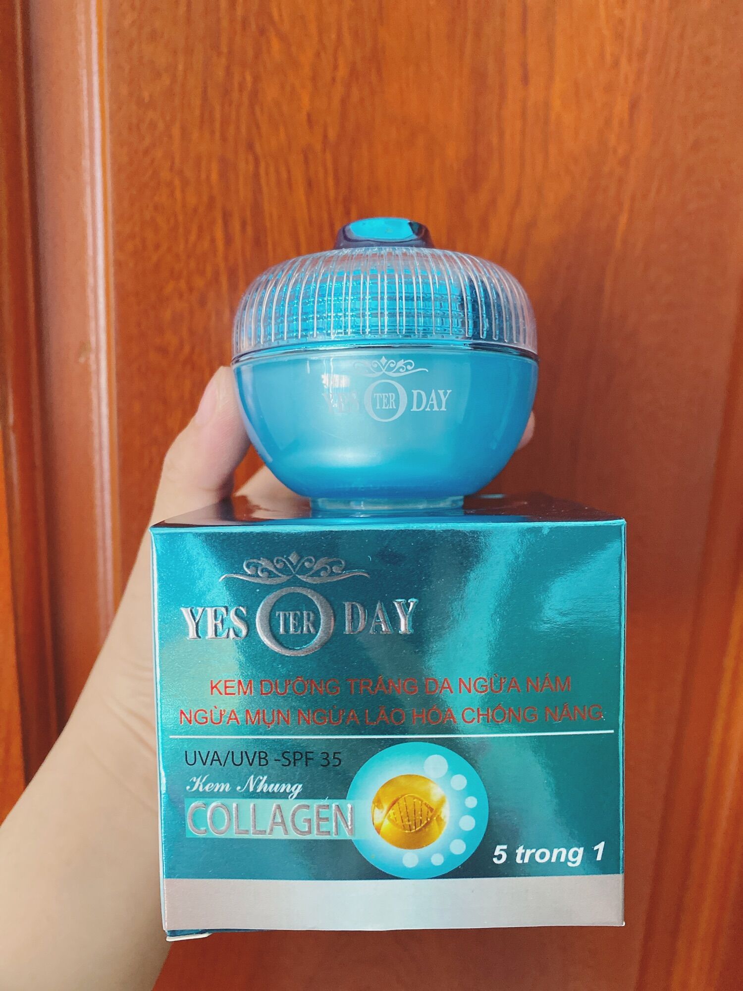 Kem nhung yesterday 5 trong 1 dưỡng trắng da ngừa nám hủ 20gram