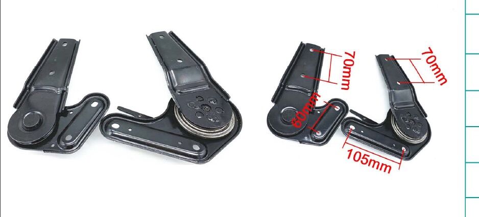 Ổ ngả ghế 180 độ . dùng để chế ghế gập ngả thành giường . Để độ xe Mobile Home