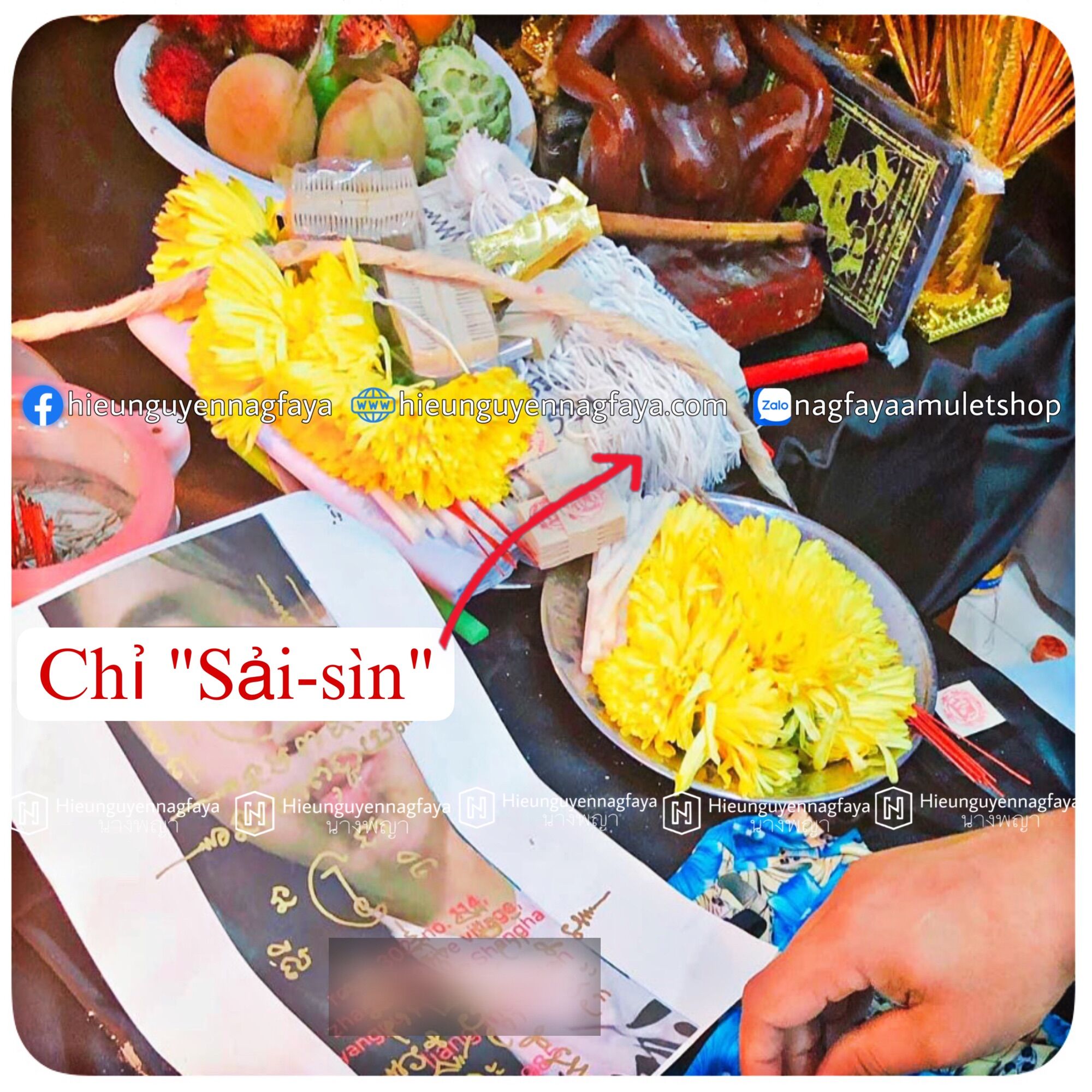 [[HÀNG THẬT]] Vòng Đeo Tay Chỉ Ngũ Sắc Thái Lan [hieunguyennagfaya]