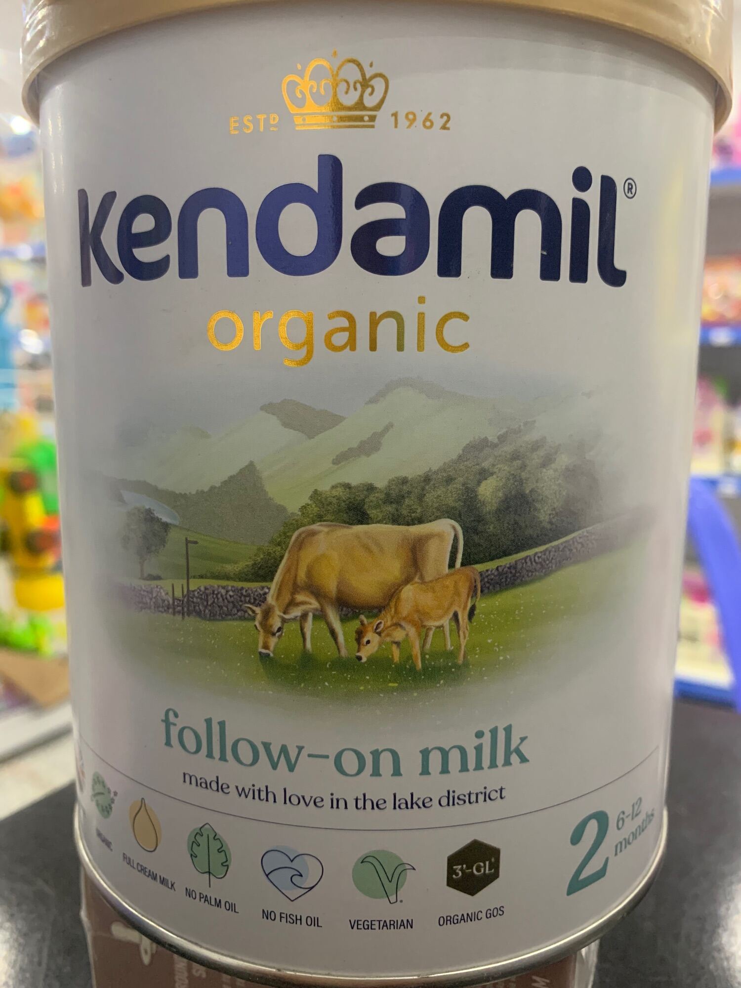 Sữa bột Kendamil Organic số 2 800g