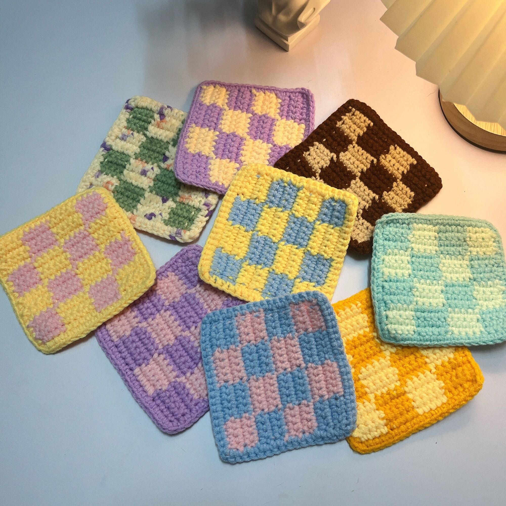 Lót ly handmade dễ thương