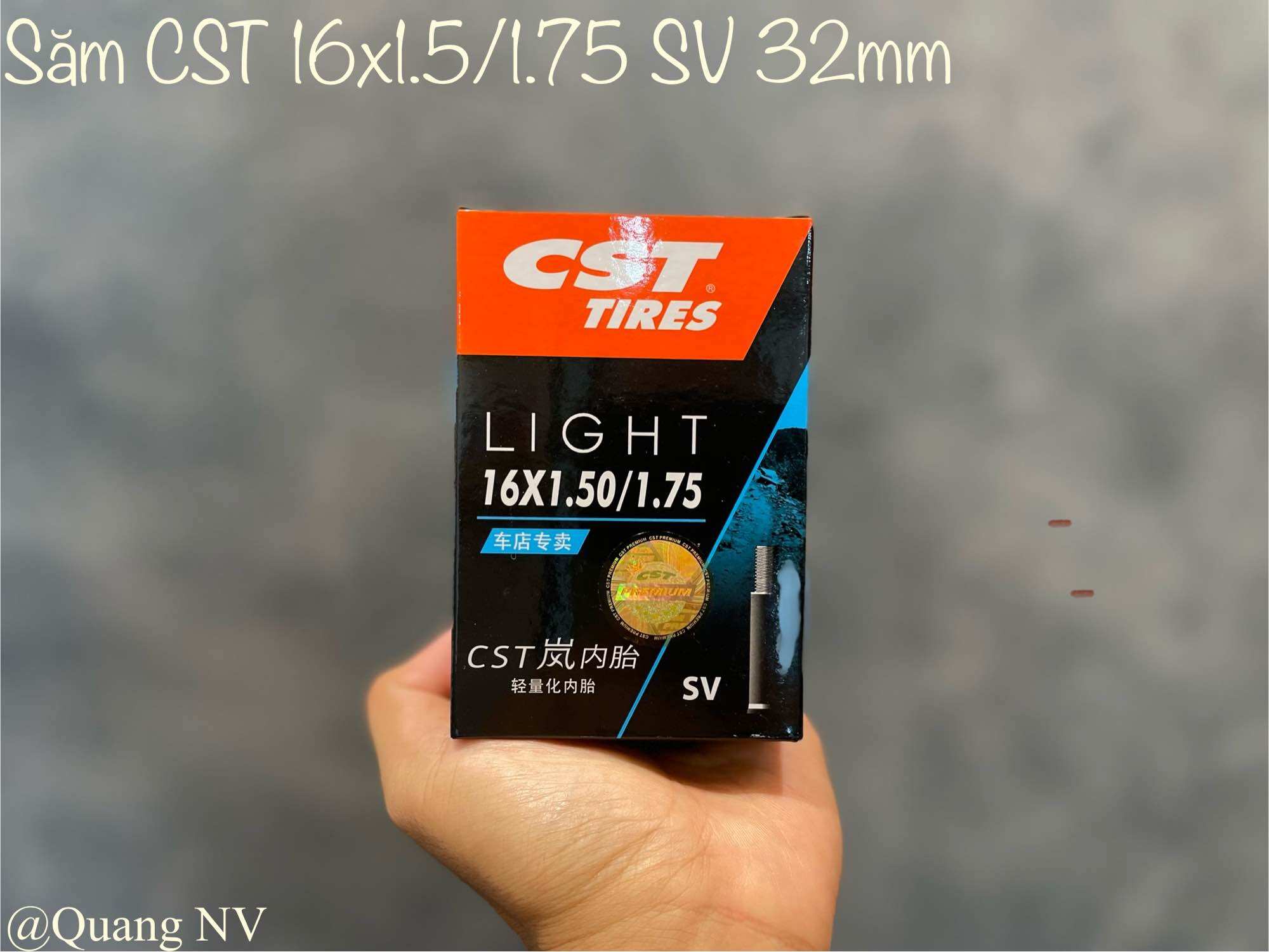 Săm xe đạp cst light 16x1.5/1.75 sv 32mm