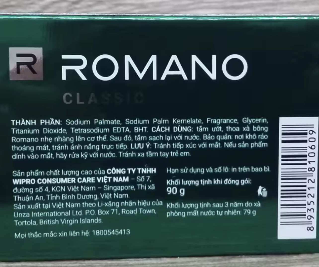 [HCM ] XÀ BÔNG CỤC ROMANO 90g