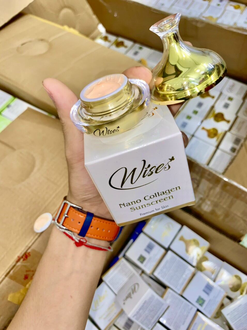 Kem chống nắng wise nano