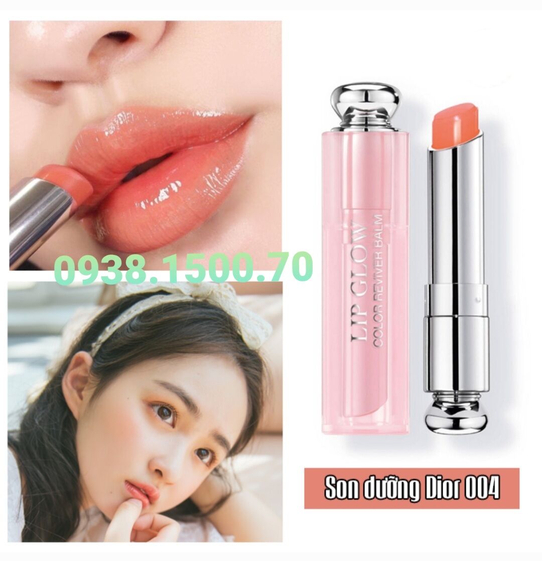 Son Dưỡng Môi Dior Ladies Addict Lip Glow Reviving Lip Balm 004 Coral