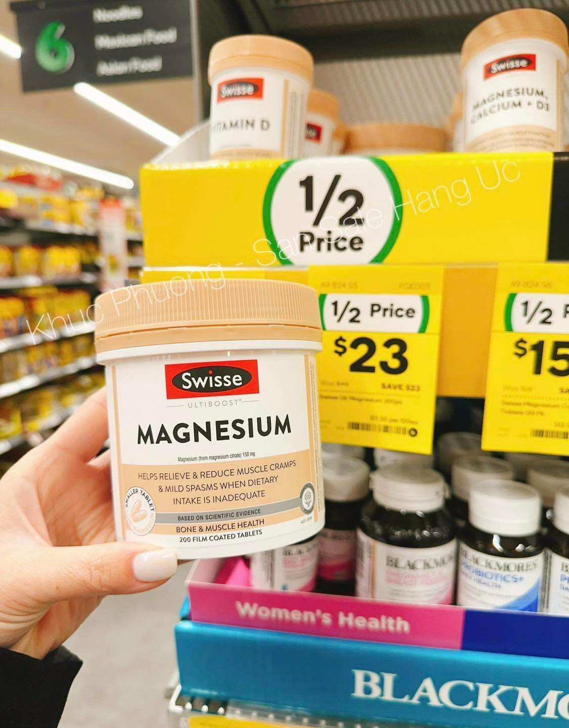 Swisse Ultiboost Magnesium 200 viên