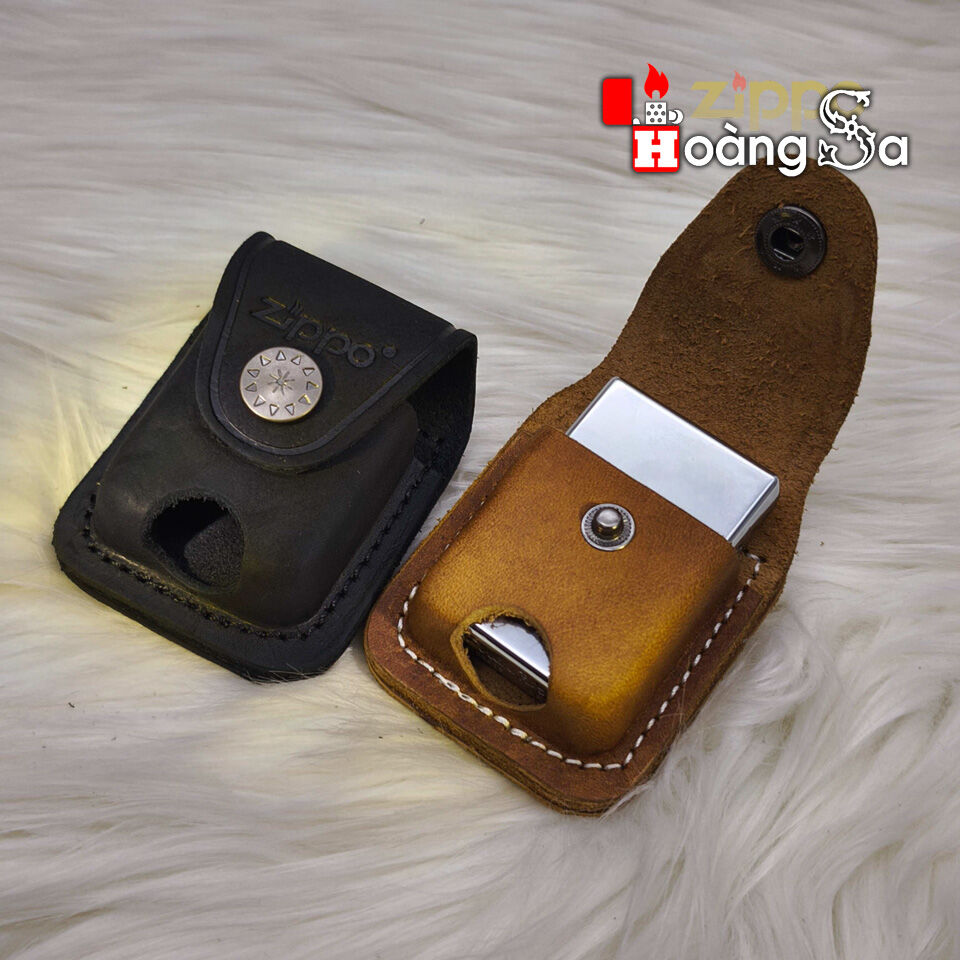 Bao da đựng bật lửa quái size lớn ( da mềm có lỗ đẩy zippo )