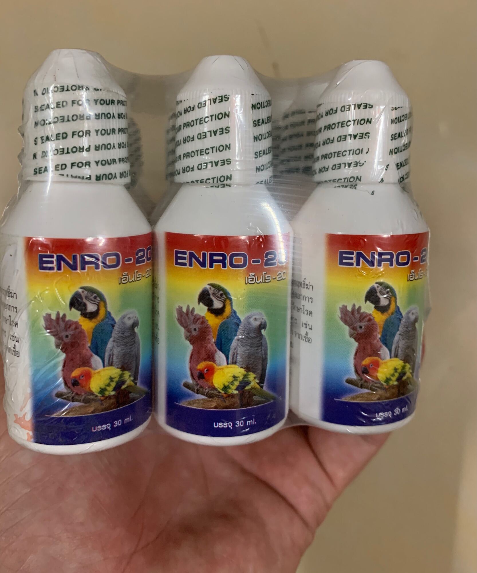 ENRO 20 (THÁI LAN) CHO CÁC DÒNG VẸT CHIM CẢNH