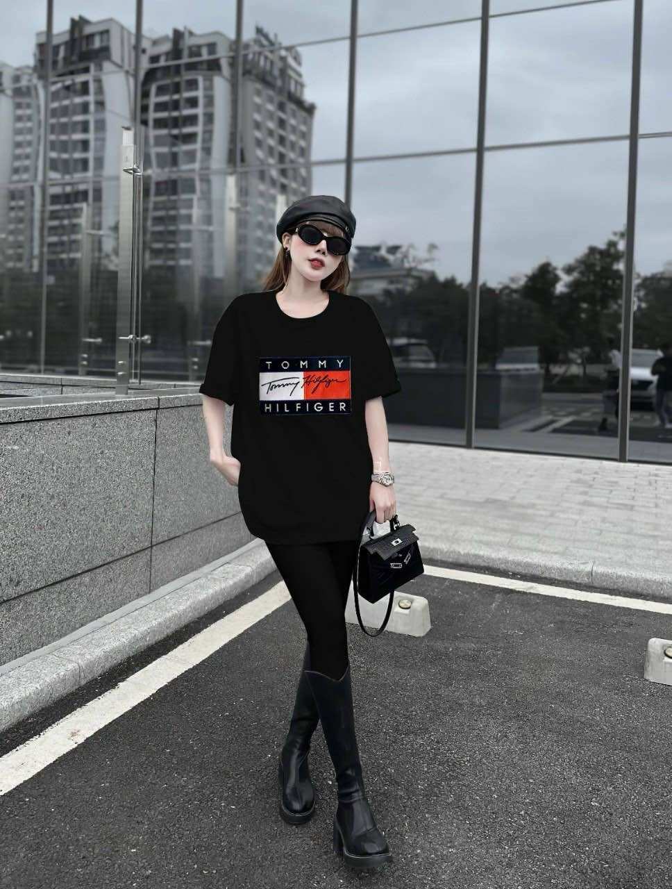 SÉT LỬNG DÀI THUN COTTON THÊU LO GO SIÊU HOT