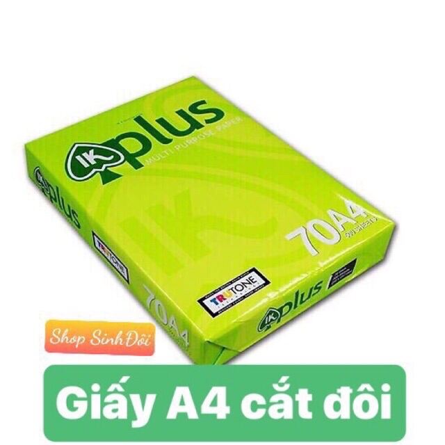 Giấy A5 - 500 tờ ( giấy A4 cắt đôi )