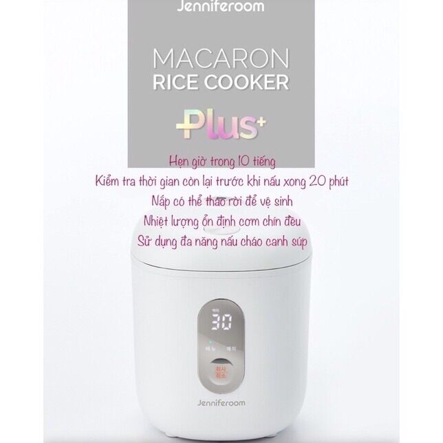 Nồi cơm điện mini Jenniferoom Macaron Plus+ #zonemart #madeinkorea