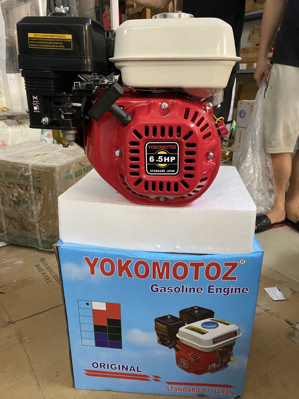 MÁY NÔ-ĐỘNG CƠ XĂNG YOKOHAMA CỐT XÉO 6.5HP LH 0974545624